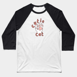 Cutie Cat Baseball T-Shirt